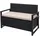 Mendler HWC-F39 2er Sitzbank 120 x 60 x 85 cm Beige
