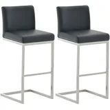 CLP 2er Set Barhocker Paros schwarz