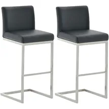 CLP 2er Set Barhocker Paros schwarz