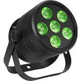Eurolite Set 4x LED Silent Par 6 QCL Floor sw + Soft-Bag