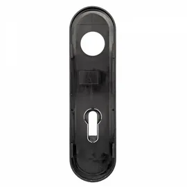 Hörmann FS Drückergarnitur D-110 Kurzschild für BB/PZ schwarz PPN (Feuerschutz-Drückergarnitur für Feuerschutztür/Mehrzwecktür H8-5 / Quadro/MZ) 545970