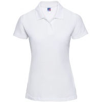 Russell Ladies Classic Polycotton Polo-Shirt Damen weich formstabil R-539F-0, white, XS