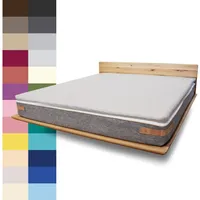 JONA SLEEP Topper-Bezug (180x200 cm) Topper Spannbettlaken Boxspringbett aus