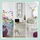 Relaxdays Schreibtisch Organizer 33x14x21 cm Mint/Natur 4 St.