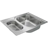 Teka Universe 60 T-xp 11/2c Spüle Silber Silber One Size - Silber