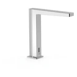 Tres Slim Exclusive, Elektronische Waschbeckenarmatur mit fester Wassertemperatur, chrom