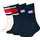 Tommy Hilfiger TH KIDS SOCK 4P FLAG & SPORT STRIPE ECOM - 35-38