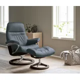Stressless Stressless® Relaxsessel »Sunrise«, mit Signature Base, Größe M, Gestell Braun blau