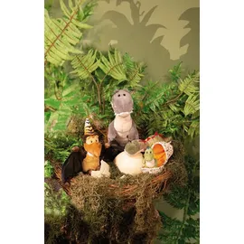 Teddys Rothenburg Nici Kuscheltier Dino Orny 35 cm Grün