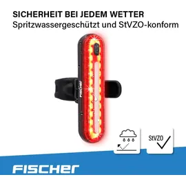 Fischer LED-Akku Rücklicht STOP 50 Dioden