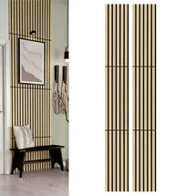 acous Akustikpaneel Compact Braun 2 St. 244 x 30,5 cm