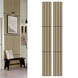 acous Akustikpaneel Compact Braun 2 St. 244 x 30,5 cm