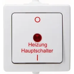 Kopp 565302003 NAUTIC - Heizungshauptschalter, Farbe: arktisweiß