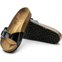 Birkenstock Madrid Birko-Flor Lack schmal schwarz lack 36