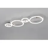 Trio Reality LED Deckenleuchte Lumos chrom - weiß