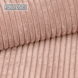 Sofnet Wohnlandschaft mit Schlaffunktion Totti - U-Form Couch, Schlafsofa mit Bettkasten, Couchgranitur mit Bettfunktion, Big Sofa, Cord Stoff, Wohnzimmer... Rosa