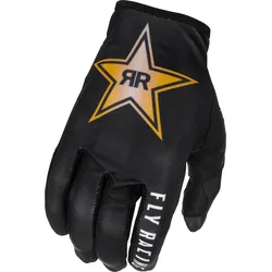 Fly Racing Lite Rockstar, Handschuhe - Schwarz/Gold - XS