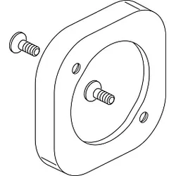 Ideal Standard Rosette mit Schraube, Chrom A860927AA