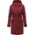 Ragwear Damen, Wasserdichter Wintermantel mit Bindegürtel und Kapuze Horatia Warm YOUMODO Wine Red Gr. S (36), weinrot, Obermaterial: 100% Polyester. Innenfutter: 100% Polyester. Wattierung: 100% Polyester, tailliert ca.