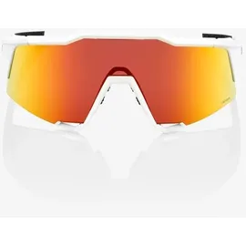 100% Speedcraft 100percent - HiPER Mirror Lens Soft Tact Off White/Rot