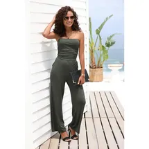 LASCANA Bandeauoverall Damen oliv Gr.36