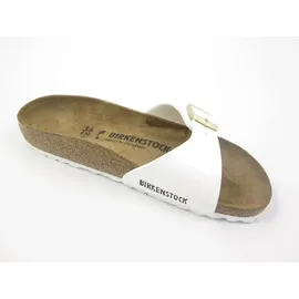 Birkenstock Madrid Birko-Flor Lack schmal patent white 41