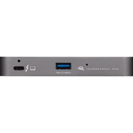 OWC Thunderbolt 4 Hub (Thunderbolt, 1 Ports), Dockingstation + USB Hub, Grau