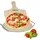 Relaxdays Pizzastein Set rund