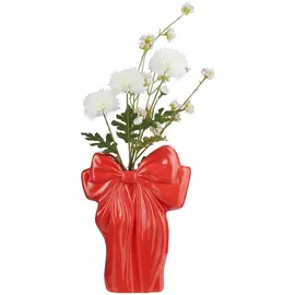 BUTLERS Vase Present Schleife in Rot | Gr.: onesize