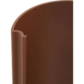 LUCANDE Sockelleuchte Aluminium 48 cm G9 IP44  rost braun