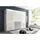 Novel Drehtürenschrank 300 x 236 x 58 cm Grau/Weiß