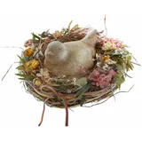Loberon Deko Figur Nafisah Vogel beige