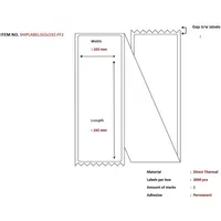 CAPTURE Ship-label 102 x 192mm,