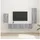 vidaXL TV-Schrankset Wandmontiert 4 pcs Graues Sonoma Holzwerkstoff