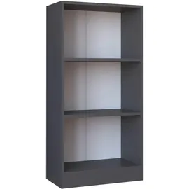 VCM Dilos M Bücherregal 56 x 30 x 114 cm Schwarz