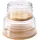 Continenta Käseglocke mit Schüssel 2-tlg. Ø 16 x 9 cm beige