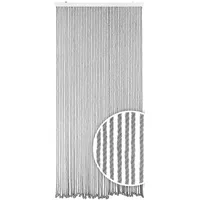 Kobolo Seilvorhang Grey, 90x200 cm, 54 Stränge, Grauer Türvorhang