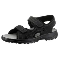 Sandale »Mobila«, Riemchensandale, Sommerschuh, Klettschuh, Outdoorschuh mit Fußbett, Gr. 44, schwarz, , 42057837-44