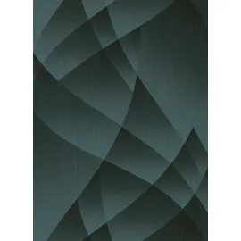 Erismann Vliestapete Grafik Linien 10,05 x 0,53 m 4 g/türkisch/schwarz 10374-18
