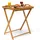Relaxdays Tabletttisch, Hellbraun, Holz, 35x63.5x55 cm, Wohnzimmer, Wohnzimmertische, Beistelltische