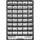 Tectake Sortimentskasten 30 x 13,5 x 45 cm 2-tlg. schwarz