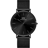 Daniel Wellington Herrenuhr Edelstahl schwarz Schwarz Herren