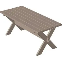 Plus Tisch Nostalgie 178 x 75 x 72 cm Graubraun