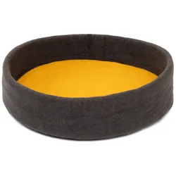myfelt - Kuno Hundekorb, Ø 60 cm, Inlay ockergelb