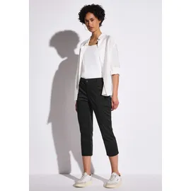 STREET ONE Satin 3/4-Hose Schwarz 32