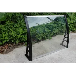 GARDEN PLEASURE Vordach, 80x100cm,PC transparent
