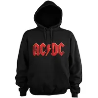 AC/DC Distressed Logo Hoodie Hoodie Schwarz S