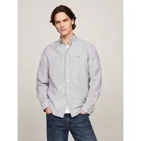 Tommy Hilfiger Businesshemd »NAT. SOFT EASY STRIPE RF SHIRT«, blau