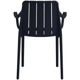 vortivo Gartenstuhl 8er Set 200 x 200 x 200 cm schwarz