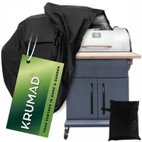 Krumad Grillabdeckung 145x61x117 cm Wasserdicht UV beständig Abdeckhaube mit